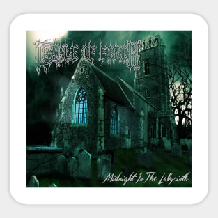 Cradle Of Filth Midnight In The Labyrinth Album Cover Sticker